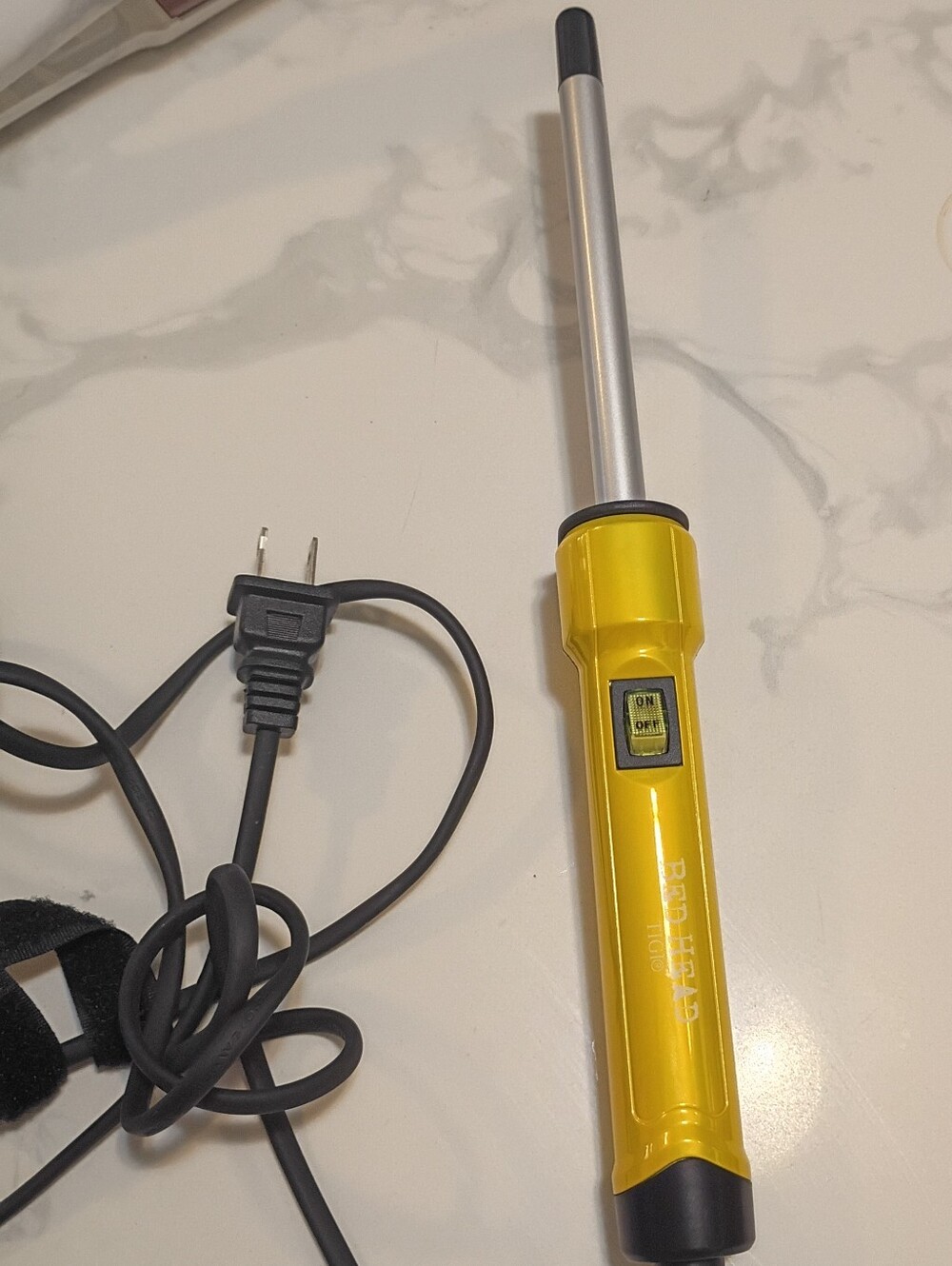 BedHead Curlipops Yellow Curling Wand 1/2"